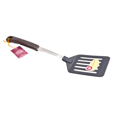 SUNCRAFT 川嶋 帶孔尼龍鏟, 耐熱180度, 66尼龍頭, 不鏽鋼金屬部, CMA-07, 1支