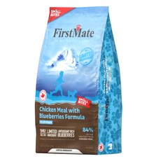 FirstMate 第一饗宴 全齡犬 無穀低敏配方 乾飼料 小顆粒, 雞肉藍莓, 1.8kg, 1袋