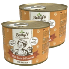 Betty's 蓓蒂奶奶 貓咪無穀主食罐 鴨肉口味, 鴨肉, 200g, 2罐