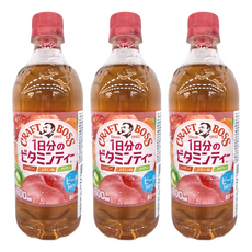 BOSS 綜合水果茶, 600ml, 3瓶