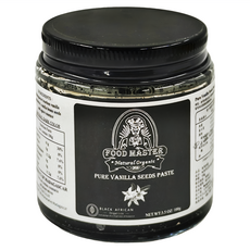 FOOD MASTER 大師食品 馬達加斯加波本 純香草籽醬, 100g, 1罐