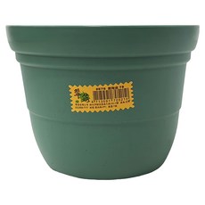 翠筠 素陶盆 7S, 綠色, 1個