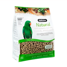 ZuPreem 路比爾 蔬果滋養大餐鳥飼料 添加維生素 礦物質 氨基酸, 3lb, 1袋