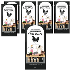 Chogong 朝貢 5KM 元氣營養肉泥 犬貓用, 含黑藜麥, 含褐藻糖膠, 單包分裝, 烏骨雞口味, 56g, 6袋