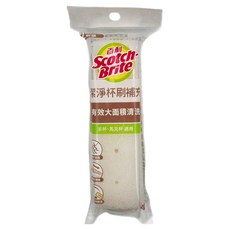 3M Scotch-Brite 百利 好潔淨杯刷 補充包 2入, 單色, 1包