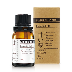 Jollyard 潔麗雅 複方精油 甜夢, 10ml, 含甜橙、天竺葵、馬鬱蘭、快樂鼠尾草、薰衣草、到手香、羅馬洋甘菊等精油, 1瓶