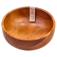 品木屋 原木飯碗/中, 直徑約12cmx高約5.5cm, K3181M, 1個