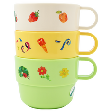 Skater 可疊式馬克杯組 KS31, 好餓的毛毛蟲, 220ml, 1組