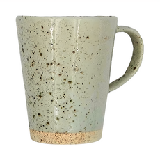 日本 美濃燒 斑點 馬克杯 220ml, 白, 1入