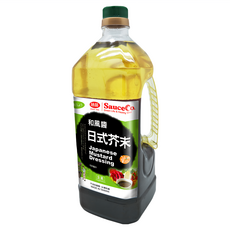 味榮 日式芥末和風醬, 1.5L, 1瓶
