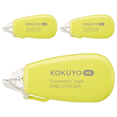 KOKUYO 國譽 ME 象牙白修正帶 B罫 6m, 萊姆, 3個
