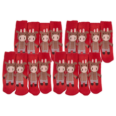 毛線椅腳套 福牛 Set 16, 11cm, 1組