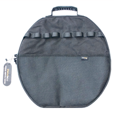 CORDURA 戰術燒烤盤加厚收納包，42cm直徑，適用40cm內燒烤盤，三色可選, 黑, 1個