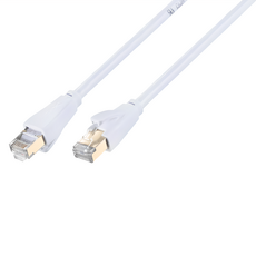 POLYWELL 寶利威爾 CAT6扁線高速網路線 RJ45 福祿克認證 PW15-W59-A108, 10m, 白色, 1條