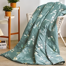 J-bedtime 床寢時光 純棉四季涼被 台灣製 R9294M, 1條, 葉語沐歌