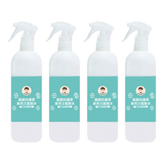 BUBUBOSS 寶寶防護罩 車用次氯酸水 噴霧家用瓶 350ml, 4瓶