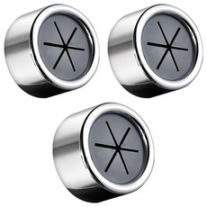 AHOYE 無痕萬用毛巾掛勾, 銀色, 3個