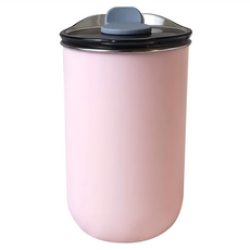 Caldo 卡朵生活 手感保溫杯 350ml 不鏽鋼附蓋隨身杯, 粉色, 1個