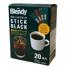 AGF Blendy 即溶黑咖啡包 4種綜合, 2g, 20條, 1盒