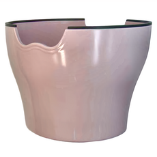 台寵 北歐寵物高碗 L 美耐皿 不鏽鋼, 粉色, 1個