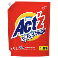 Act'z 強效潔淨洗衣精補充包 滾筒洗衣機專用, 2L, 2包