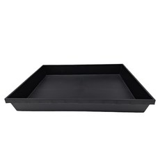 水幻奇境 折疊式寵物飼養箱托盤 – 小號 PP塑膠材質, 黑色, 2個