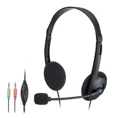 E-books 靈巧頭戴式耳機麥克風，舒適材質耳罩，清晰音質，高靈敏度, SS19, 1個