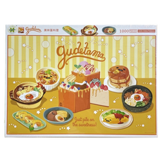 HUNDRED PICTURES 百耘圖 Gudetama 拼圖 1000片 尺寸 500x750mm, 美味蛋料理, 1盒