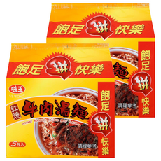 味王 紅燒牛肉湯麵 83g, 10包