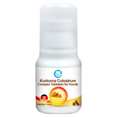 Kalso 科德司 寵物薑黃牛初乳複合錠, 30錠, 30顆, 1瓶, 新生幼犬,產前懷孕期,產後哺乳期,術後營養補充,熟齡犬的營養補給