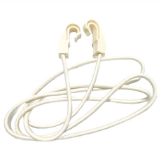 韓國 Damda Home 彈力固定繩，米色，總長171.5cm (包含掛勾182cm)，聚酯+P.P, 1條