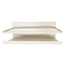 let's cook 樂司廚品 小鐵磁吸置物架 奶茶系收納 暖心食尚 廚房用, 大(24.5 x 12.5 x 9cm), 6241, 1個