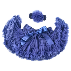 La Chamade 日安朵朵 女嬰兒童雪紡蓬蓬裙, 90cm, 海洋之心, 1件