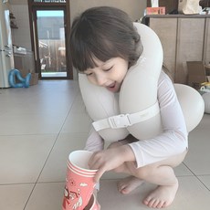 SNEFF 兒童頸圈救生衣, 乳霜, 1個