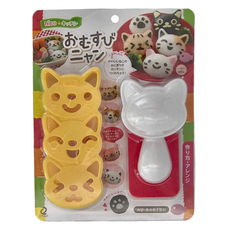 Arnest 貓咪壓模組 飯糰全系列, 貓咪, 1組