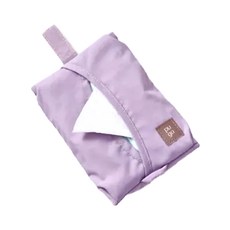 PUGO 噗果 好好扣系列 快取面紙包 - 環保無毒染劑, 寶特瓶回收紗, 8.5 x 14cm, 雪紫色