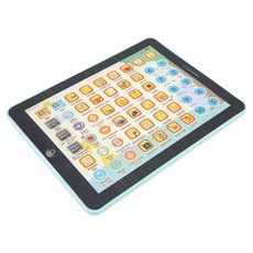 兒童智慧平板電腦仿真玩具 觸摸螢幕互動學習 中英雙語 輕巧便攜, 1個