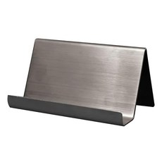 éclat 尊榮商務桌用名片架 拉絲黑, 1層, 1個