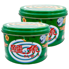 鱷魚 鐵罐蚊香, 375g, 2罐