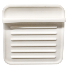 SHIMOYAMA 方形高耐熱矽膠多用途隔熱置物墊, 1個, 白色