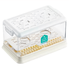 JU JIA JIA 居家家 創意免手搓氣泡肥皂盒, 軟膠滾輪設計 氣泡豐富 不易滋生細菌 內置彈簧 懸空瀝水通風, 顏色隨機, 1個