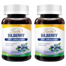 Lovita 愛維他 山桑果膠囊 60mg, 100倍濃縮, 含花青素25%, 60顆, 2罐