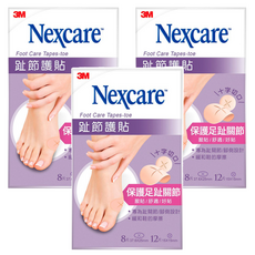 3M Nexcare 趾節護貼 保護足趾關節 服貼舒適 緩和鞋的摩擦, 20片, 3盒