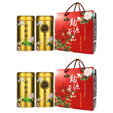 龍源茶品 鑫龍源 杉林溪綠茶葉 + 梨山烏龍青茶葉禮盒, 綠茶葉 50g + 梨山烏龍青茶 150g, 2盒