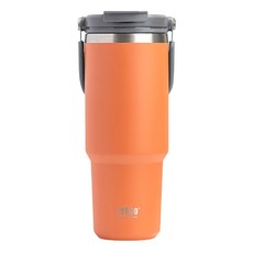TYESO 泰碩 手提304不銹鋼水杯, 橘色, 900ml, 1個