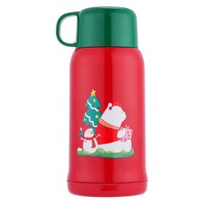 LocknLock 樂扣樂扣 耶誕節兒童保溫杯 LHC1483RED-XM, 紅色, 550ml, 1個