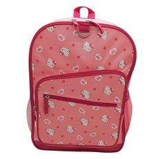 Hello Kitty 凱蒂貓 全開式背包 尼龍布