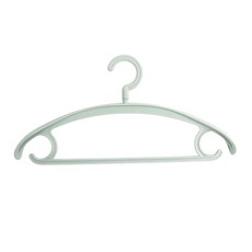 護肩旋轉衣架 旋轉無痕半弧衣架 PP材質 41.5x11.5x9cm, 綠色, 10個