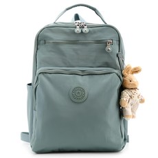 Lulu Bag 女用Flex防水後背包 附鑰匙圈(款式隨機), 薄荷綠