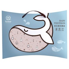 Roaze 柔仕 雲朵涼被 柔軟嬰兒織品, 大(150 x 120cm), 企鵝團團轉